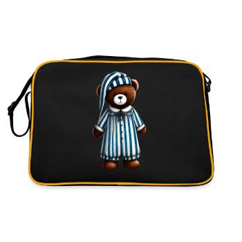 Ours Lutka - Sac Retro - noir/or - Dos