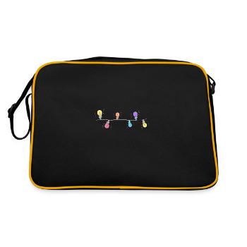 light chain lamps lamp symbol line light leuch - Retro Bag - black/gold - Back