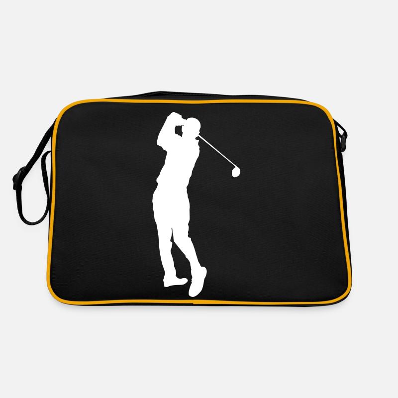 Golfeurs - Sac Retro - noir/or