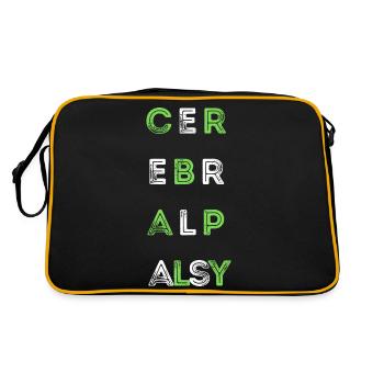 infirmité motrice cérébrale - Sac Retro - noir/or - Dos