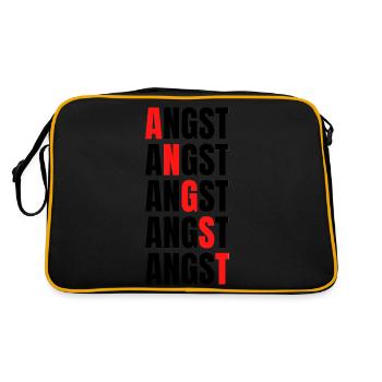 Fear - Retro Bag - black/gold - Back