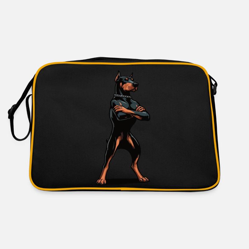 Doberman Doberman Propriétaire Doberman Lovers Sac Retro