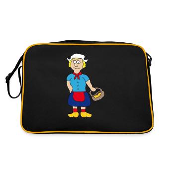 Hollande - Sac Retro - noir/or - Dos