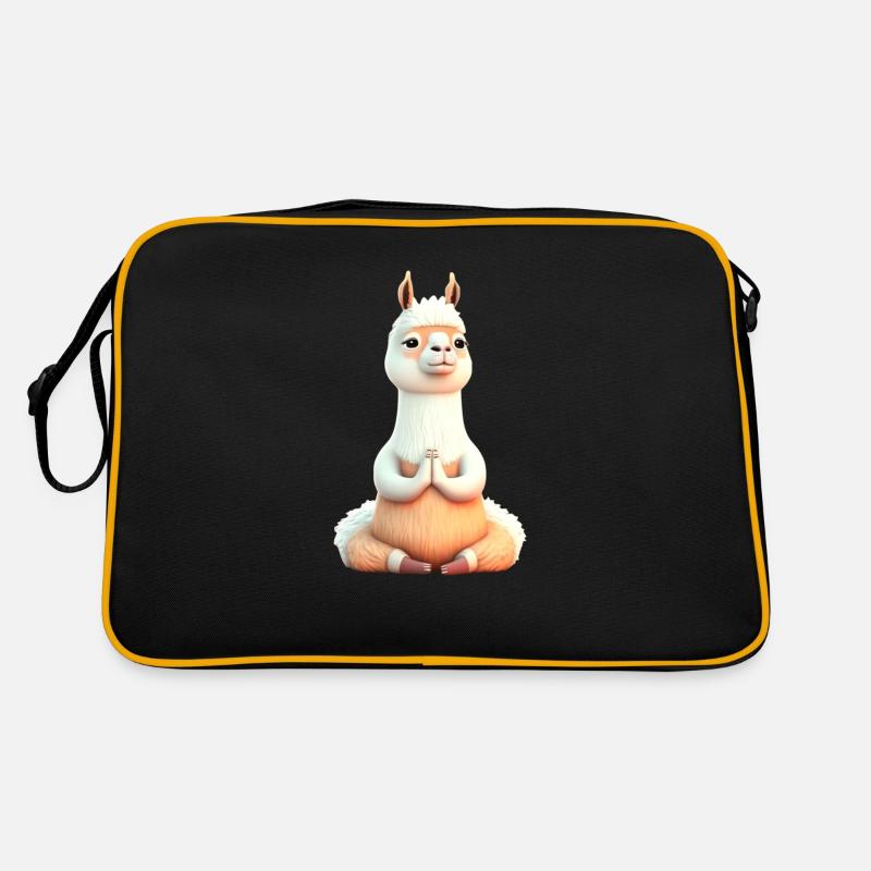 llamaste - Sac Retro - noir/or