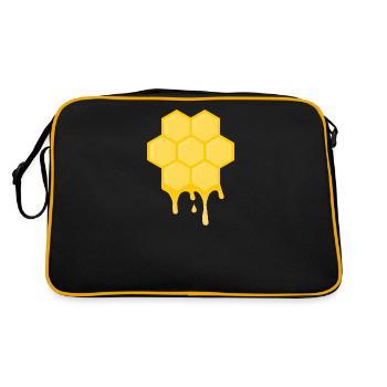 Peignes de miel - Sac Retro - noir/or - Dos