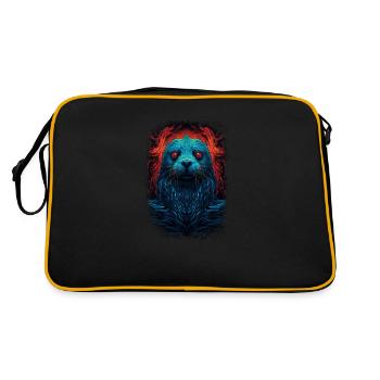 enfants heureux cadeau bébé mammifère kawaii - Sac Retro - noir/or - Dos