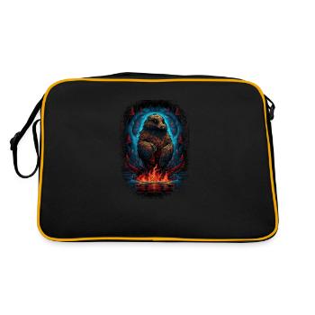 Animal Lovers Citation Drôle Déclaration Animal - Sac Retro - noir/or - Dos