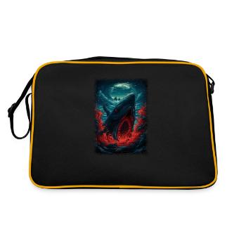 Fishing Cool Funny Quote Funny - Retro Bag - black/gold - Back