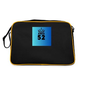 AreA RS1 - Retro Tasche - Schwarz/Gold - Hinten