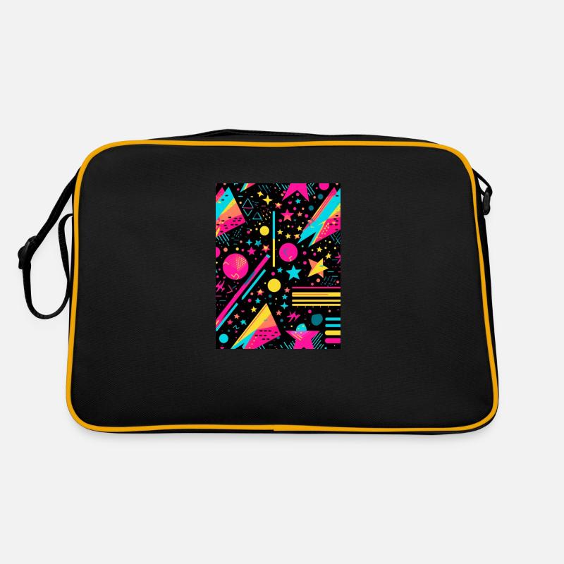 Retro Neon Blast Retro Tasche