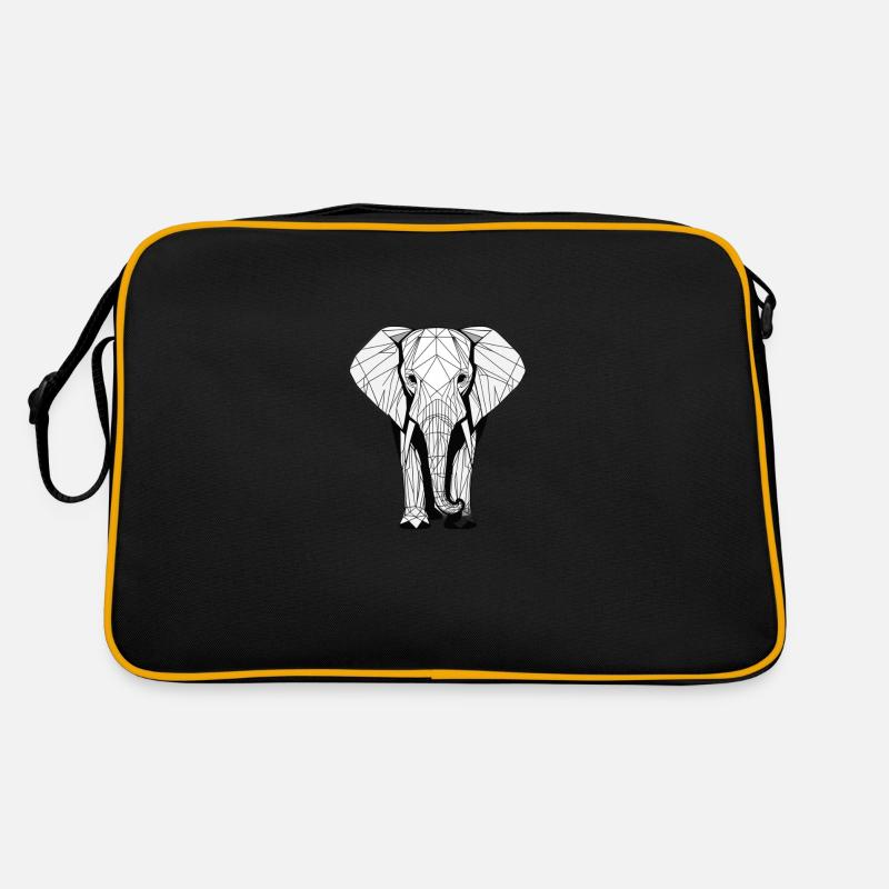 Moderner Elefant Retro Tasche
