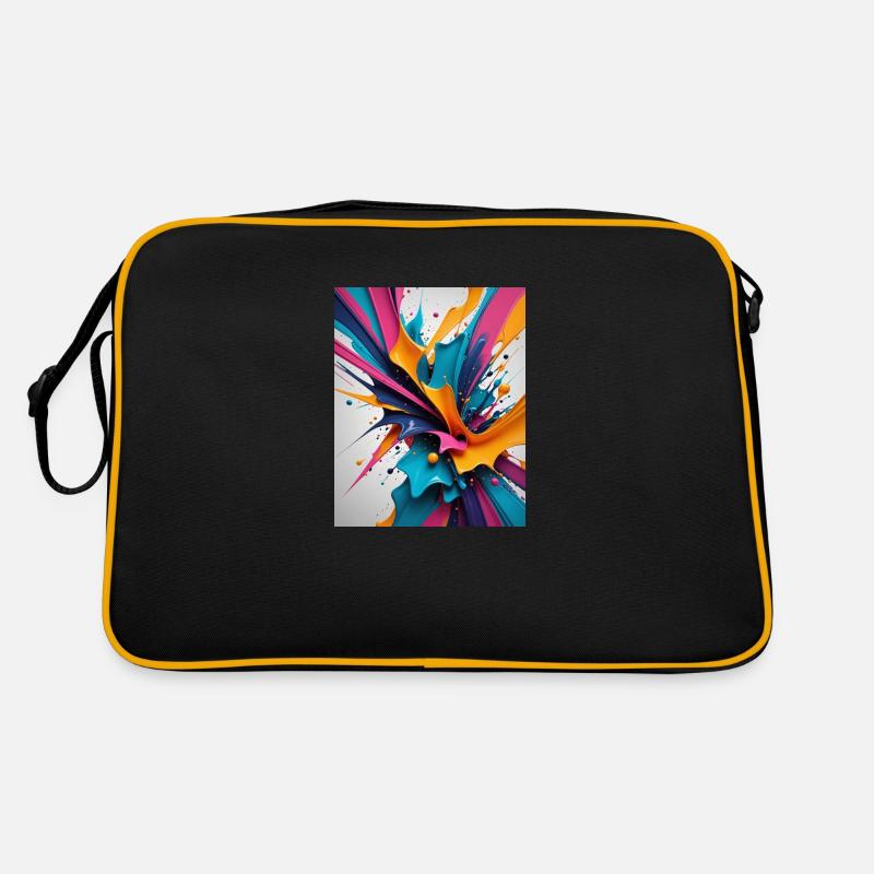 Farbklecks Retro Tasche