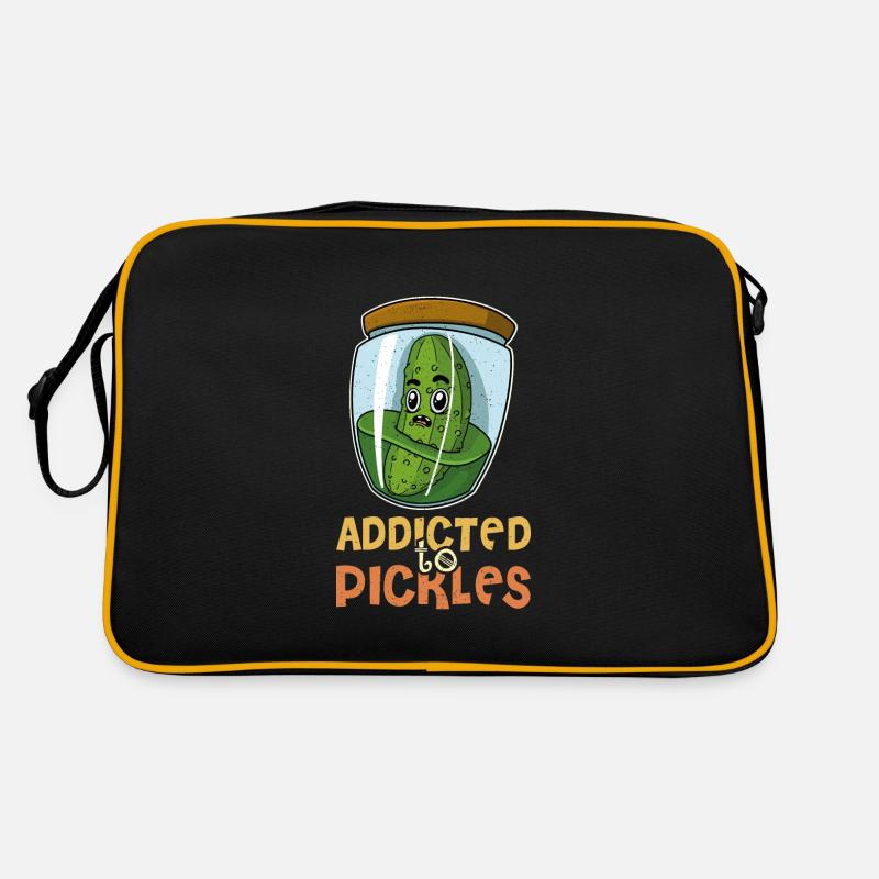 Fruit, garden, cucumbers, gherkins, gherkins Retro Bag