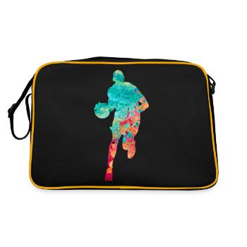 Basketball Players - Retro Bag - black/gold - Back