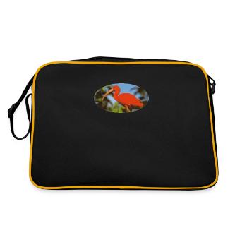 ibis 1 Flamand rouge Amazonie - Sac Retro - noir/or - Dos