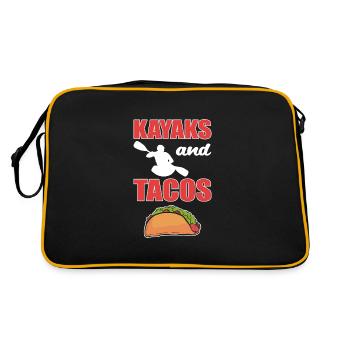 Kayak Kayak Canoë Canoë - Sac Retro - noir/or - Dos