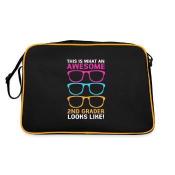 2nd Grade - Retro Bag - black/gold - Back
