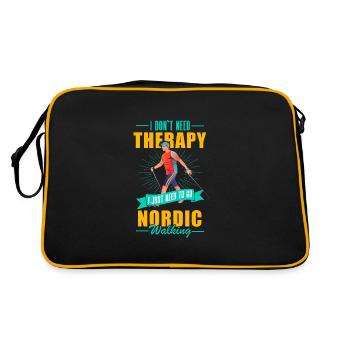 Sports Fitness Therapy - Retro Bag - black/gold - Back