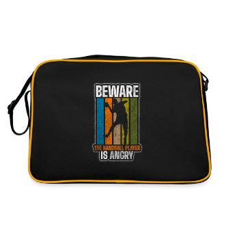 Handball Club Team - Retro Bag - black/gold - Back
