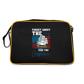 Ship - Retro Bag - black/gold - Back