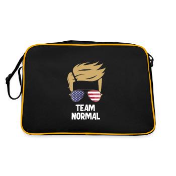 Équipe Normale - Sac Retro - noir/or - Dos