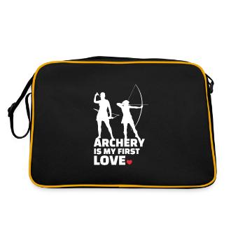 I love archery stylish archery - Retro Bag - black/gold - Back