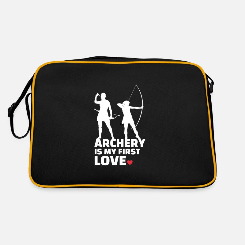 Ich Liebe Bogenschießen Stylish Bogenschießen Retro Tasche