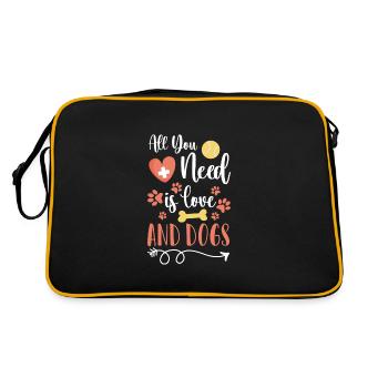 Dog Owners Dear Owners - Retro Bag - black/gold - Back