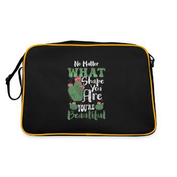 Cactus épineux d’été - Sac Retro - noir/or - Dos