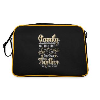 Reunion, Security, Meeting - Retro Bag - black/gold - Back