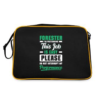Chasseur forestier - Sac Retro - noir/or - Dos