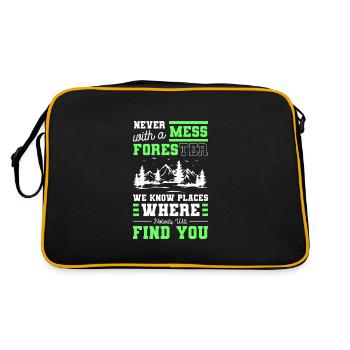 Forêt Chasse Chien Chasse Forester - Sac Retro - noir/or - Dos