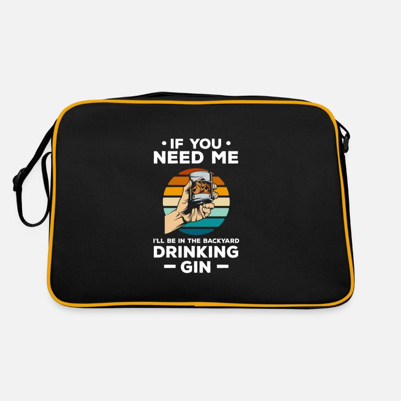 Alcohol Drinks Martini Schnapps Retro Bag
