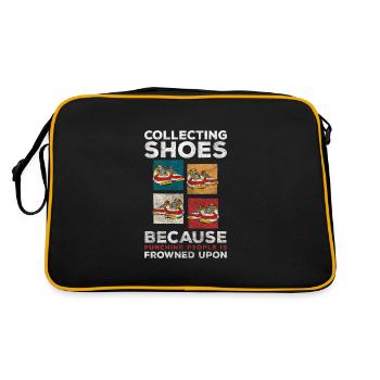 Chaussures Femmes Bottes - Sac Retro - noir/or - Dos