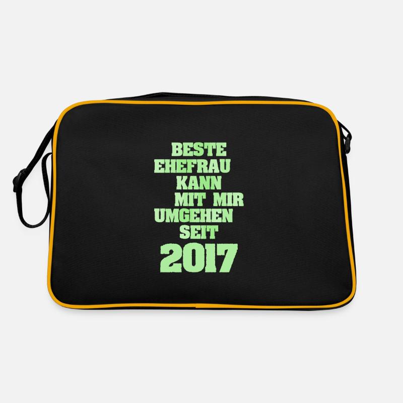 Ehefrau 2017 Retro Tasche