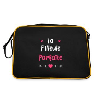 Parfaite Filleule - Sac Retro - noir/or - Dos