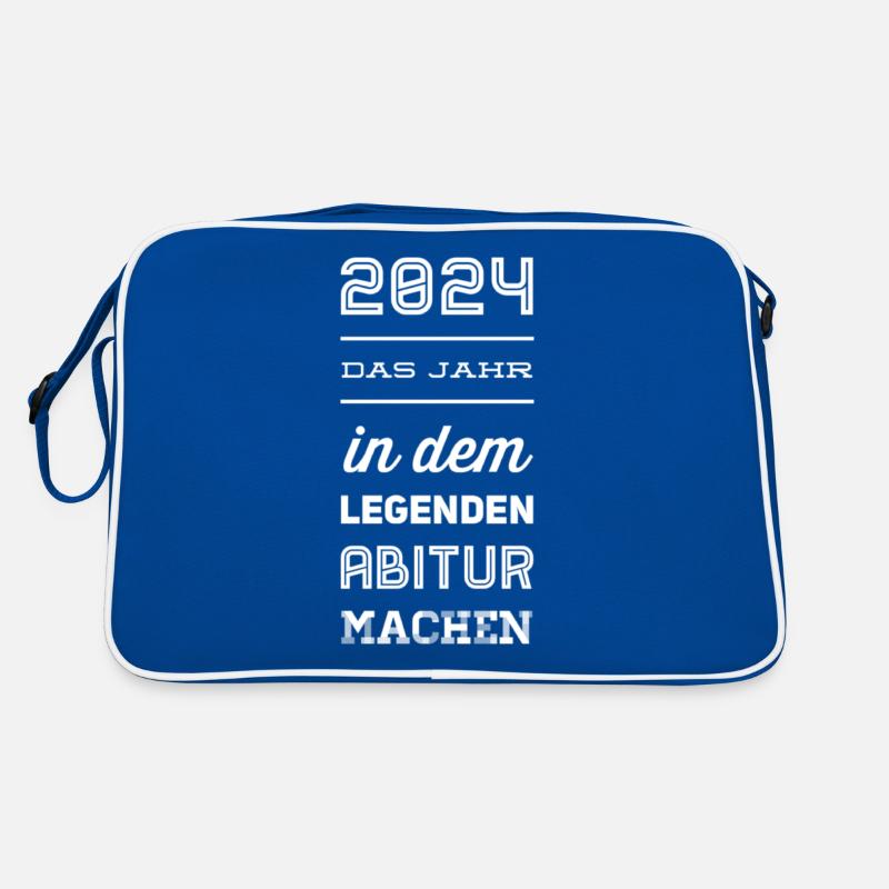 Abi 2024 Sprüche Retro Tasche