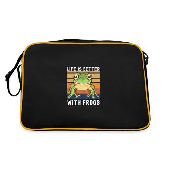 Frog - Retro Bag - black/gold - Back