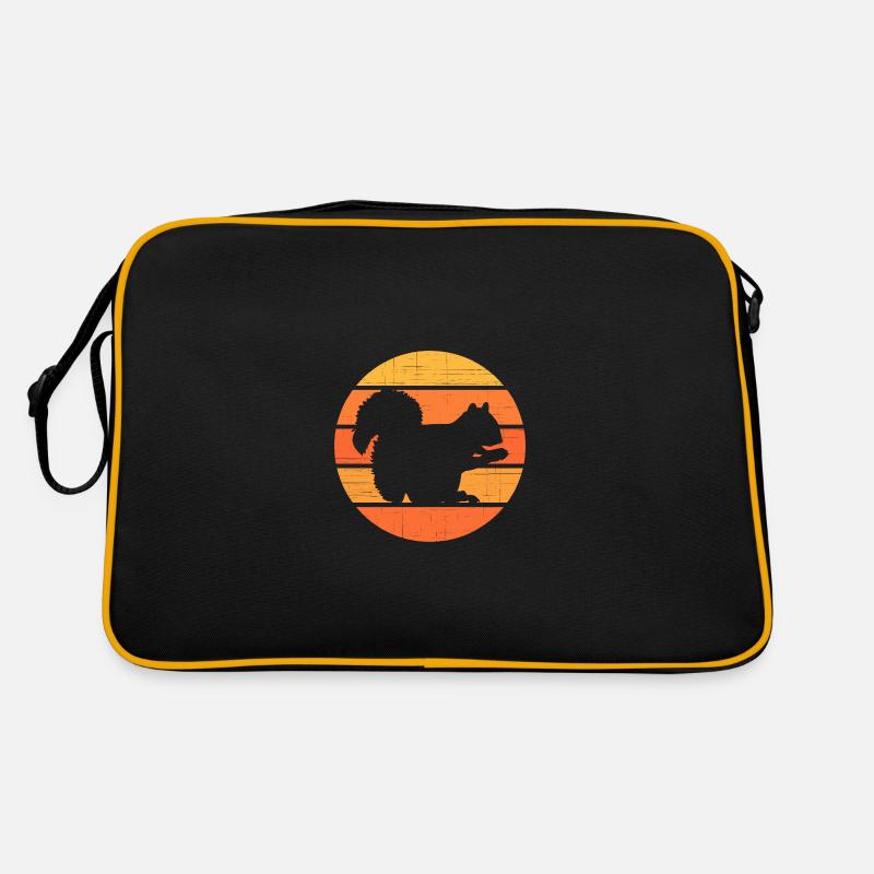 Eichhörnchen Retro Tasche
