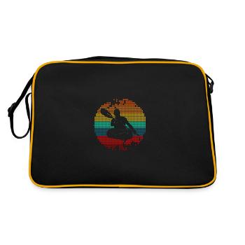 Kayak - Sac Retro - noir/or - Dos