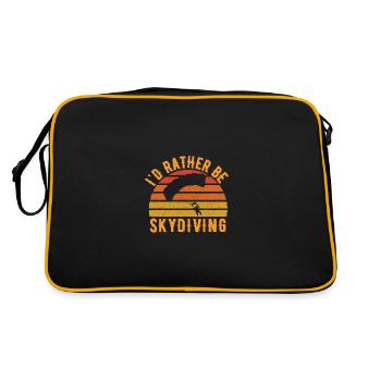 parachutist - Retro Bag - black/gold - Back