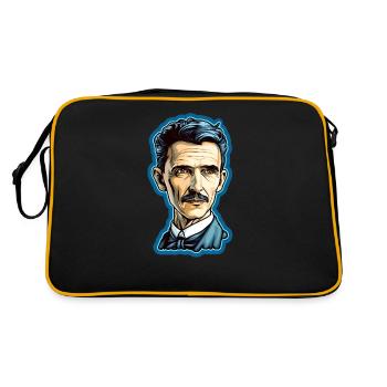 Nikola Tesla - Retro Bag - black/gold - Back