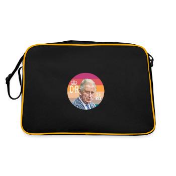 Charles III Rex - Retro Bag - black/gold - Back