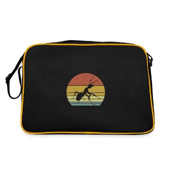 Ant - Retro Bag - black/gold - Back