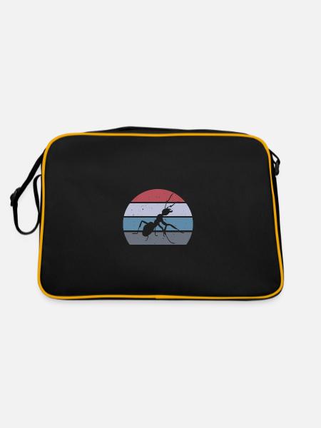 Ant - Retro Bag - black/gold - Back