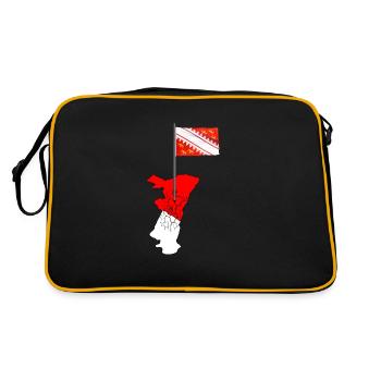 Alsace Flag - Retro Bag - black/gold - Back