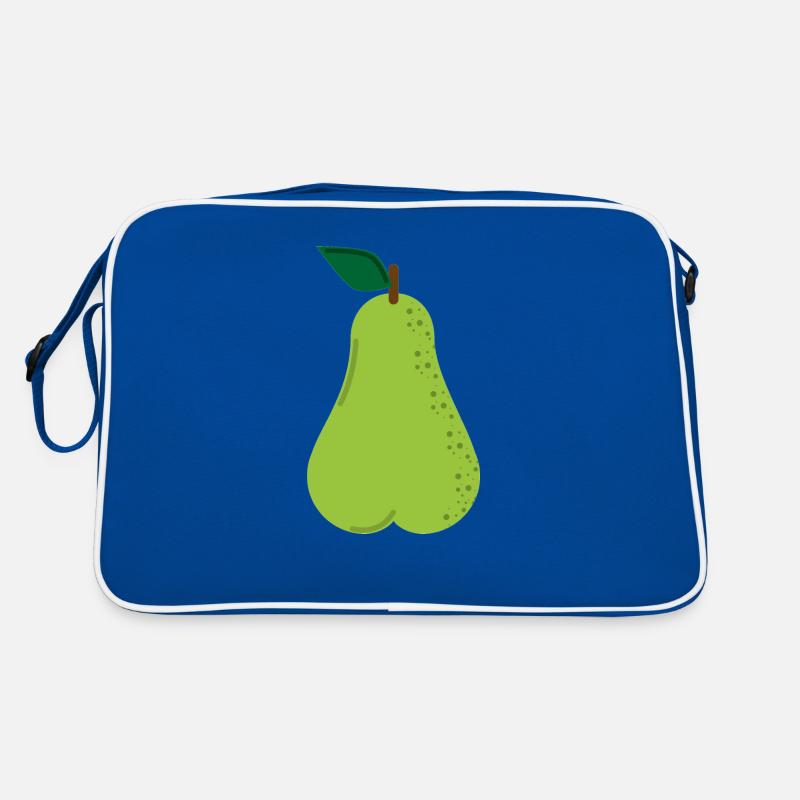 Eine Birne Retro Tasche