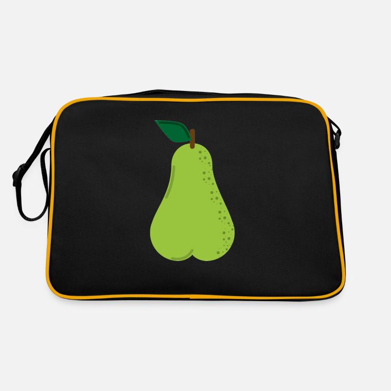 Eine Birne Retro Tasche