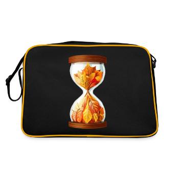 Sablier d’automne - Sac Retro - noir/or - Dos