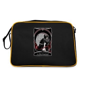 Father Fouettard - folklore Alsace (France) - Retro Bag - black/gold - Back